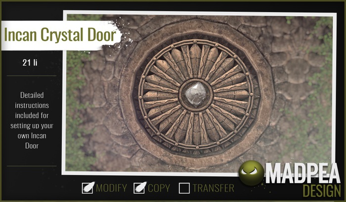 MadPea Incan Crystal Door Boxed