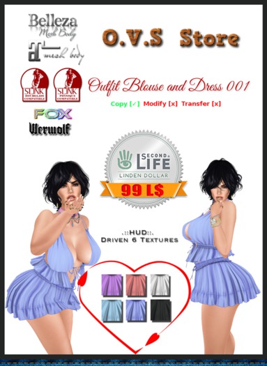 OUTFIT TOP AND SKIRT 001 