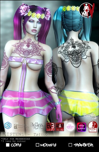 [White~Widow] Existenz - Lilac  *wear me*