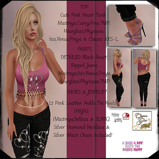 !CGF-*Black HeArT*  Jean Outfit