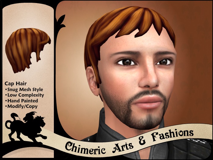 ~Chimeric Fashions~ Cap Hair (Red Brown)