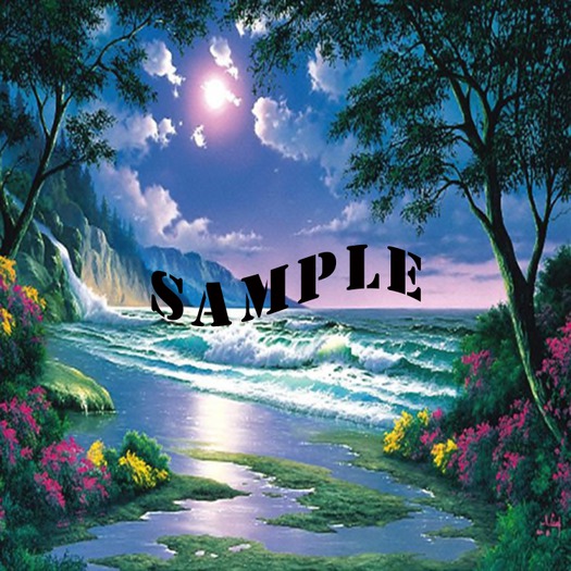 Tropical Wave Fantasy Painting