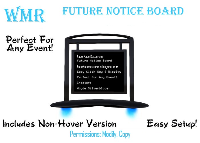 [WMR] - Future Notice Board Boxed