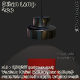 % Ethan Lamp (nickel) *MESH*