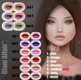 Glam Affair - Mira Lipstick  for Catwa Heads - SET 5