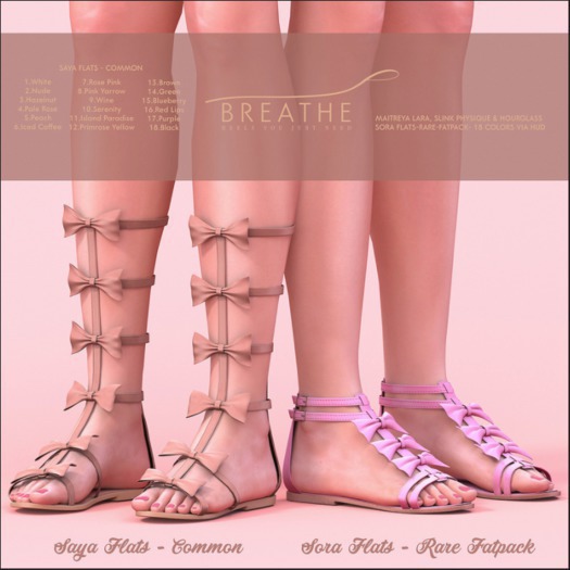 [BREATHE]-Saya Flats-Green