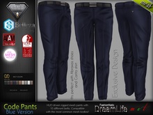 Code Formal Pants Blue - Fashionnatic