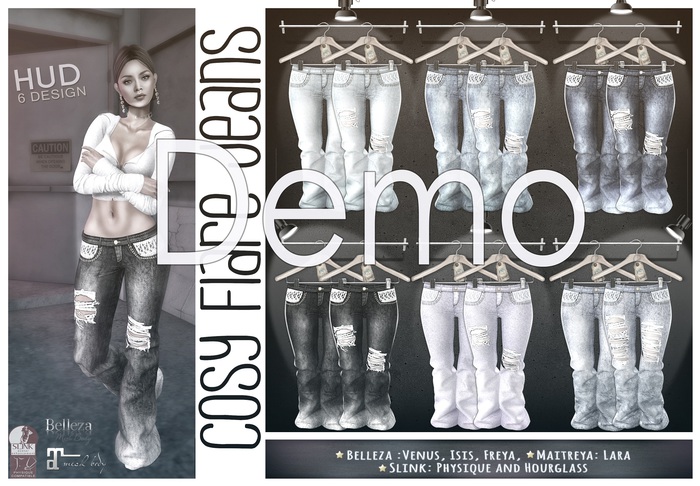 DEMO NS:: Cosy Flare Jeans