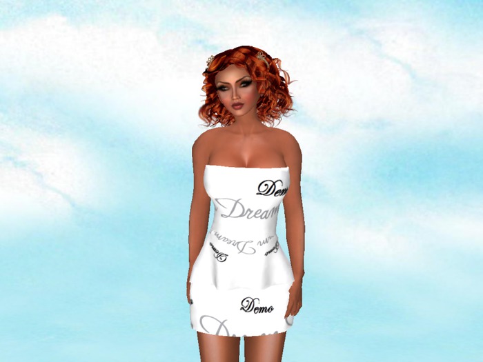 Ruffle Tube Dress DEMO