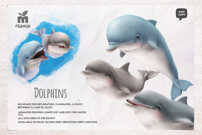 MishMish - Dolphin / Bluish Grey [Boxed]