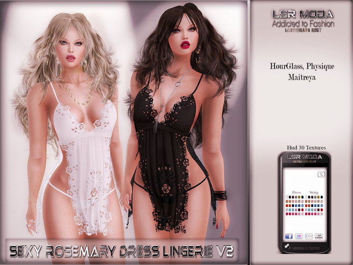 [ LsR ] - Sexy RoseMary Dress Lingerie V2