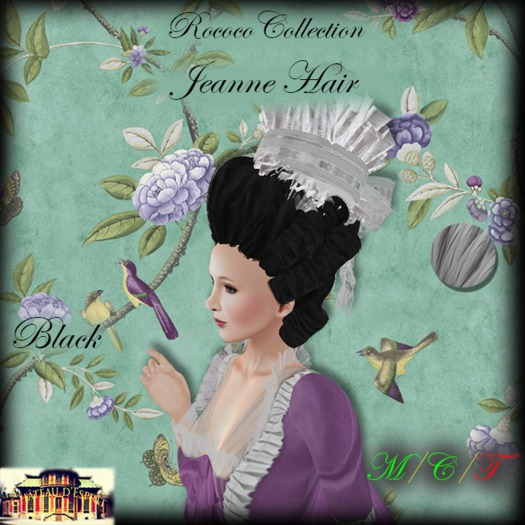 ~CdE~ Rococo Jeanne Hair BLACK