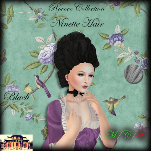 ~CdE~ Rococo Ninette Hair BLACK
