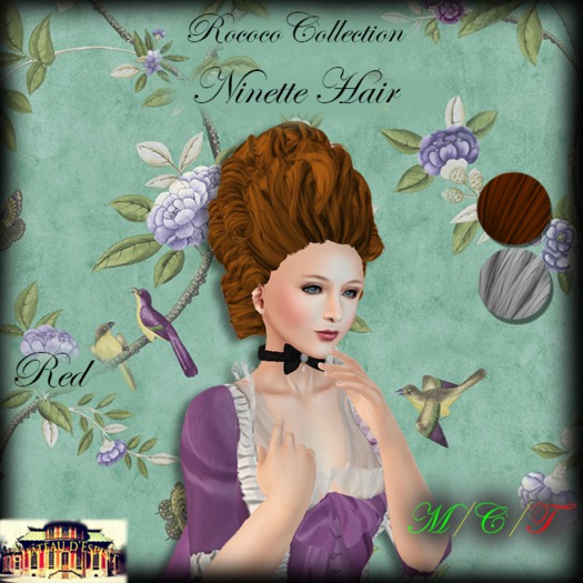 ~CdE~ Rococo Ninette Hair RED
