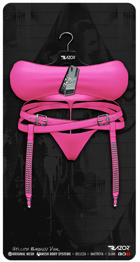 Razor/// Hellion Bikini - Pink