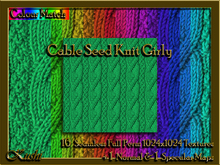 Cable Seed Knit Girly Seamless Textures