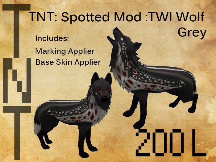 TNT: Spotted Mod for TWI Wolf Grey