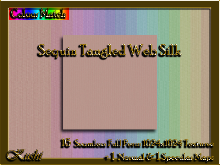 Sequin Tangled Web Silk Solids Seamless Textures