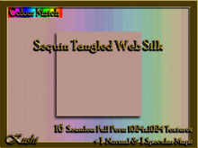 Sequin Tangled Web Silk Solids Seamless Textures