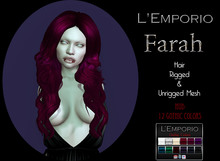 L'Emporio ::*Farah*:: Hair Gothic colors (Boxed)
