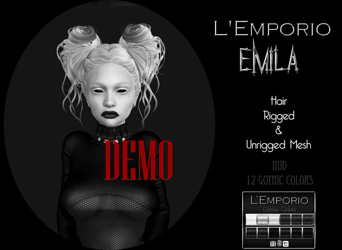 D*E*M*O* L'Emporio ::*Emila*:: Hair Gothic Colors