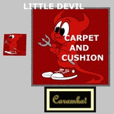 little devil carpet and cushion pack