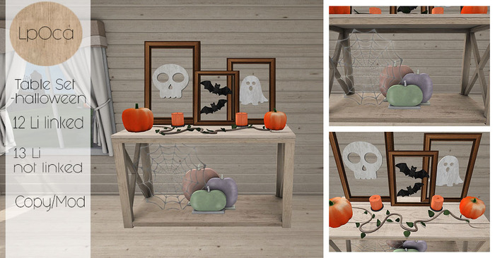 LpOca Table Set -halloween