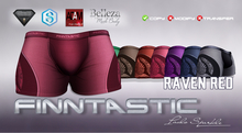 BOXERS FINNTASTIC RAVEN RED