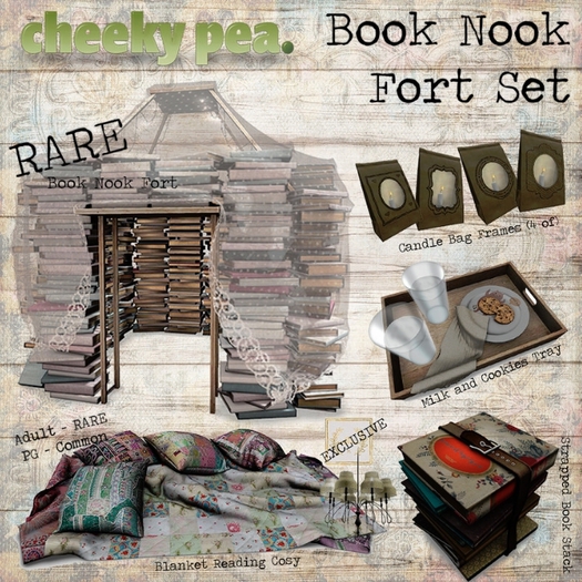 :CP: Book Nook Candle Bag Frame 2
