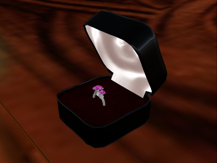 silver ring 3 rose