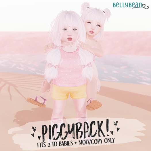 { Bellybean } Piggyback!