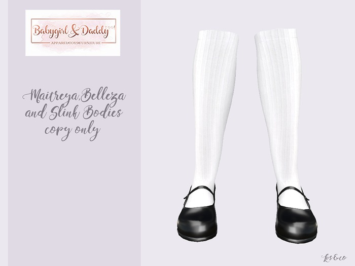 Babygirl&Daddytoo!-Maryjanes-Plain White