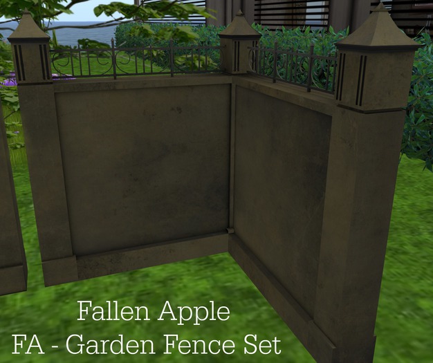 FA - Garden Fence - Single
