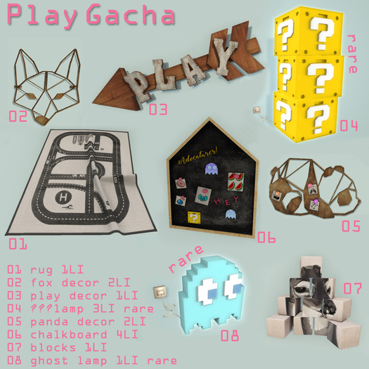 PLAY GACHA - ghost lamp RARE