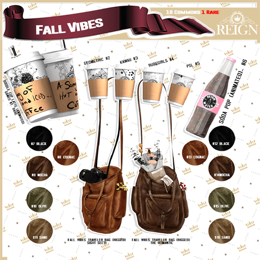 REIGN.- DOODLE CUP LATTE (ANIMATED)- GAMES #1  RARE