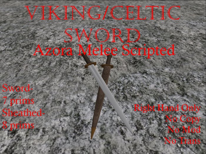 Viking/Celtic Sword lvl 1-10