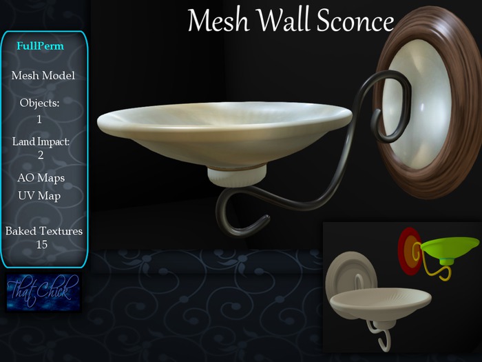 ~tc~ Mesh Wall Sconce FullPerm Kit
