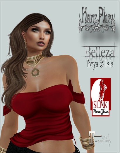 HautePinay - Off Shoulder Top - Red