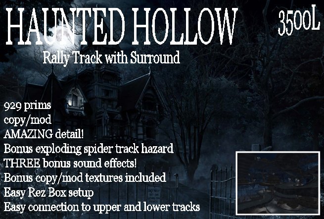 Haunted Hollow Rally Track with surround