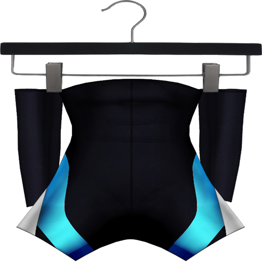 /\ Hazed /\ Racer Bodysuit Aqua