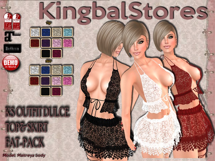 420 KS OUTFIT DULCE TOP&SKIRT FAT-PACK