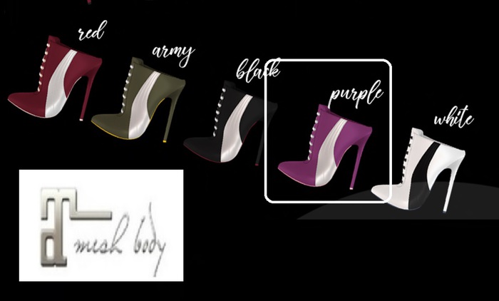 Phedora ~ Roxy Mini boots purple ~ Maitreya