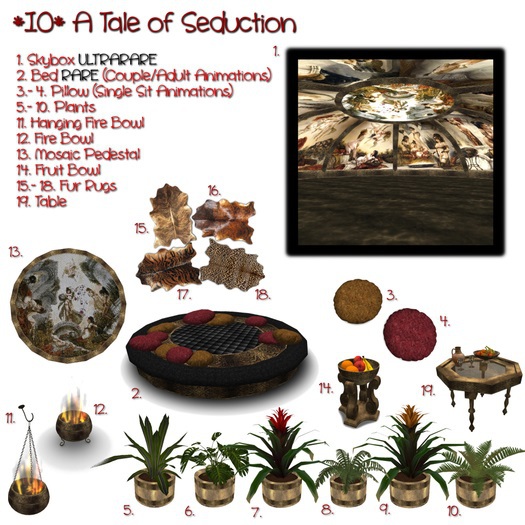 *IO* A Tale of Seduction Bed RARE
