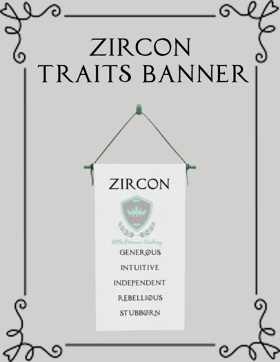 LPA ZIRCON TRAITS BANNER BOXED