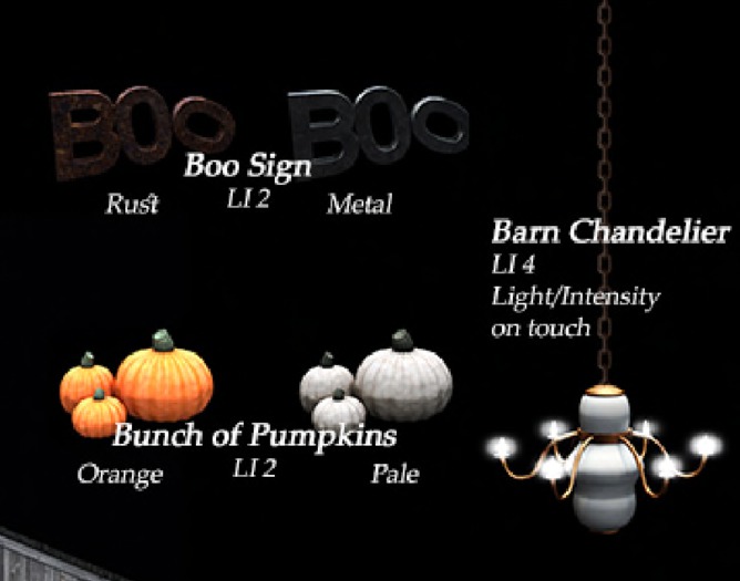 22769 - Boo Sign Rust - COMMON