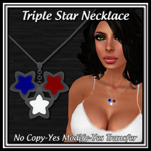 *ICED* Triple Star Necklace