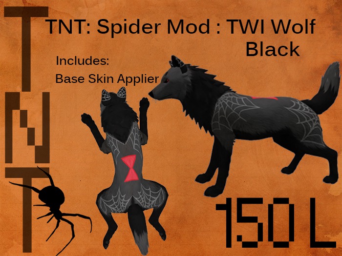 TNT: Spider Mod for Twi Wolf Black