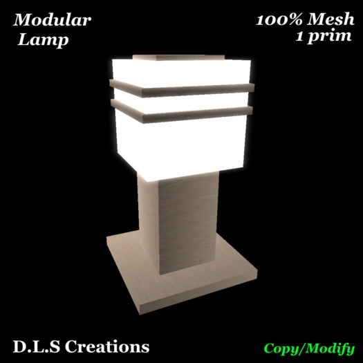 D.L.S Light Wood Modern Lamp