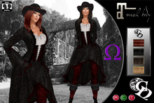 C&N Medieval Sleeve Dress Pirate Maitreya (Omega)