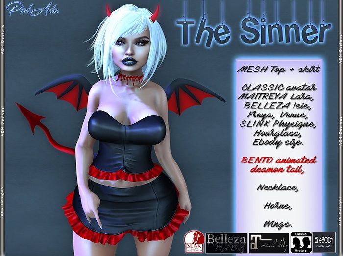 [AdN] The Sinner (slink belleza maitreya classic ebody)